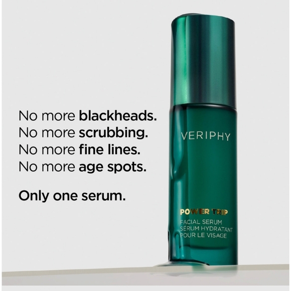 NIB $90 Luxury Veriphy Power Trip Phytoglycogen & AHA facial serum - Picture 7 of 8